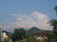 梅雨明け 入道雲 (尾張富士)