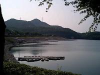 夕暮れどきの入鹿池(2010.6.10.)