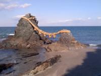 初詣で 夫婦岩 (二見ヵ浦)
