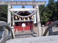 朝。 比良賀神社 秋の大祭の日