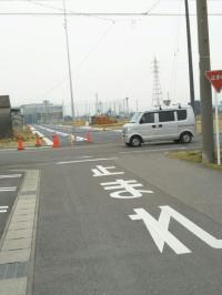 犬山市体育館連絡道路竣工間近