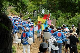 尾張富士 もうすぐ石上げ祭(080803撮影)