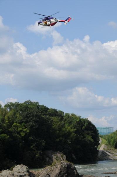可児川の氾濫 -11- 懸命の捜索。行方不明の2名、未だ発見されず。