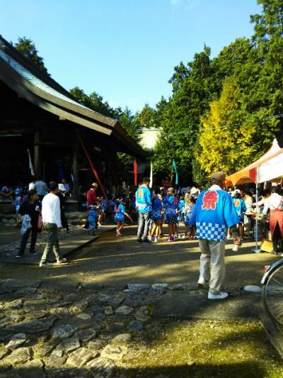 秋の大祭 比良賀神社