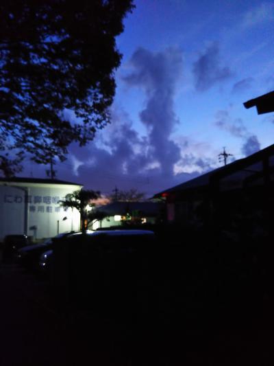 不思議な夕雲 11月12日