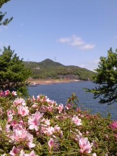 入鹿池明治村尾張富士