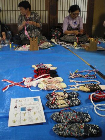 5月26日布ぞうり作り講習会第1回を開催しました