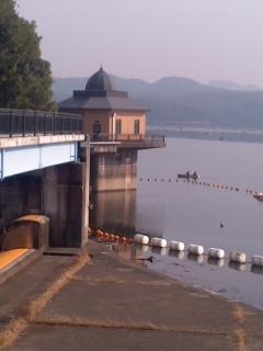 ワカサギ釣り 入鹿池