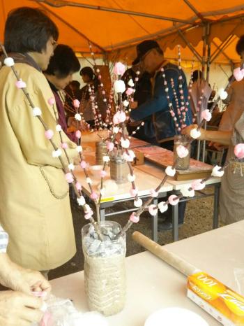 はなもち作り 小弓の庄親子もちつき大会