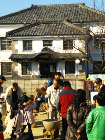 小弓の庄 親子もちつき大会 開催しました。