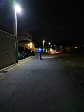 年末警戒夜回り隊。羽黒町会長会羽黒コミ