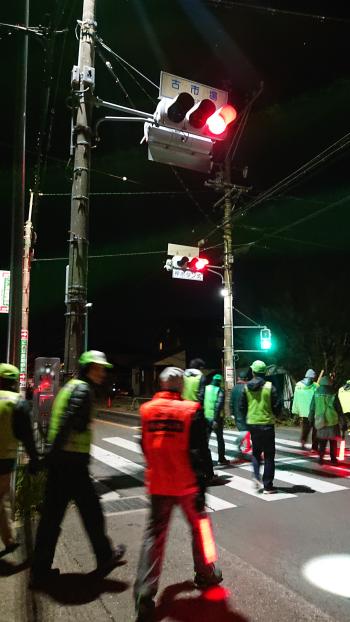 羽黒コミ羽黒町会長会2019年末夜警パトロール